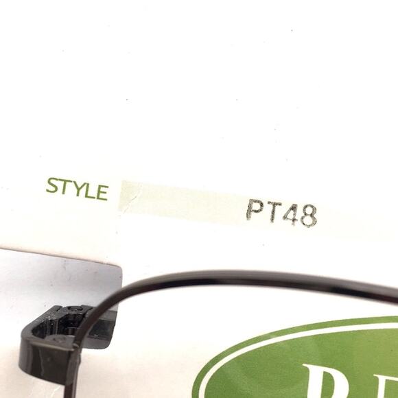 PEACH by Capri reading glasses frame NWT gunmetal - Picture 4 of 7